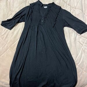 Black Quartersleeve Dress